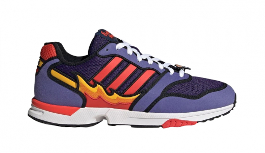 The Simpsons x adidas ZX 1000 Flaming Moe's Purple/Bright Red-Core Black H05790