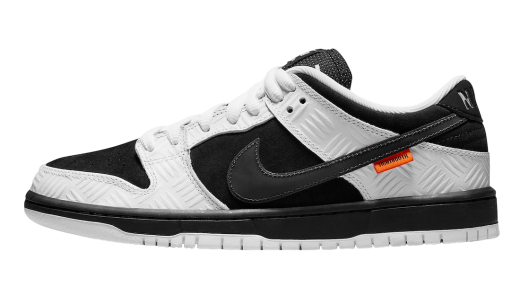 TIGHTBOOTH x Nike SB Dunk Low White/Black-Safety Orange FD2629-100