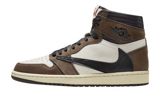 Travis Scott x Air Jordan 1 Retro High OG Sail/Black-Dark Mocha-University Red CD4487-100