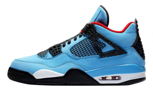 Travis Scott x Air Jordan 4 Cactus Jack Houston Oilers University Blue/Varsity Red-Black 308497-406