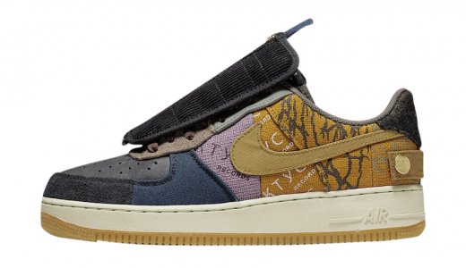 Travis Scott x Nike Air Force 1 Low Cactus Jack Multi-Color/Muted Bronze-Fossil CN2405-900