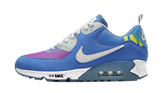 UNDEFEATED x Nike Air Max 90 Pacific Blue Pacific Blue/Vast Grey-Vivid Purple CQ2289-400