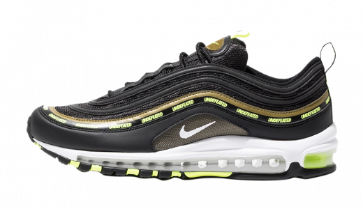 Undefeated x Nike Air Max 97 Black Volt Black/Volt-Militia Green-White DC4830-001