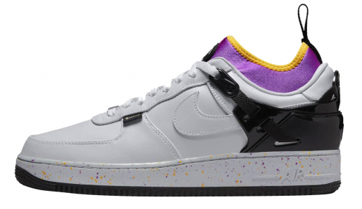 UNDERCOVER x Nike Air Force 1 Low Grey Fog Grey Fog/Black-Purple DQ7558-001