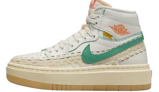 Union x BBS x Air Jordan 1 Elevate High WMNS Summer of 96 Sail/Kinetic Green-Muslin-Gum Yellow-Cone-Pale Ivory FD0696-100