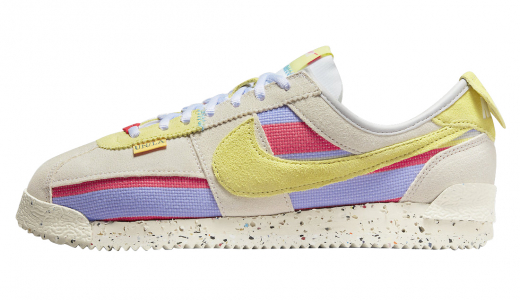 Union x Nike Cortez Lemon Frost White/Grey Fog-Purple Pulse-Lemon Frost DR1413-100