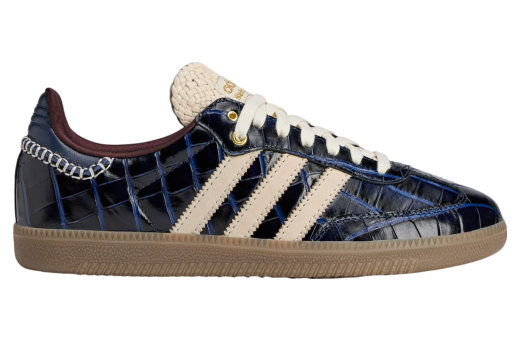 Wales Bonner x Adidas Samba OG Collegiate Navy / Wonder White Collegiate Navy/Wonder White-Night Red JH9825