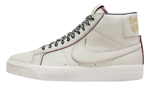 Welcome Skateboarding x Nike SB Blazer Mid Sail/Dark Beetroot-White FQ0795-100