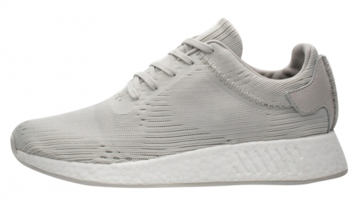 wings+horns x adidas NMD R2 Light Grey Light Grey/Light Grey-FTW White BB3118